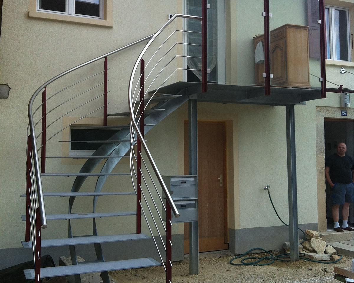 Barrières, garde-corps & escaliers — réalisation CR Métallique SA, photo 50