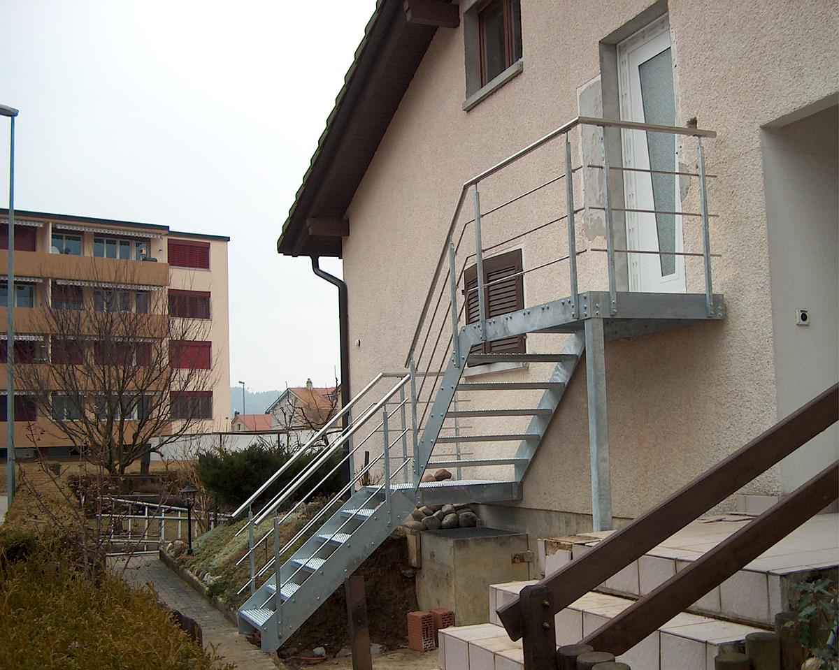 Barrières, garde-corps & escaliers — réalisation CR Métallique SA, photo 51