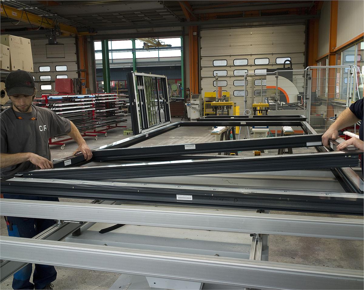 L’atelier de CR Métallique SA à Porrentruy