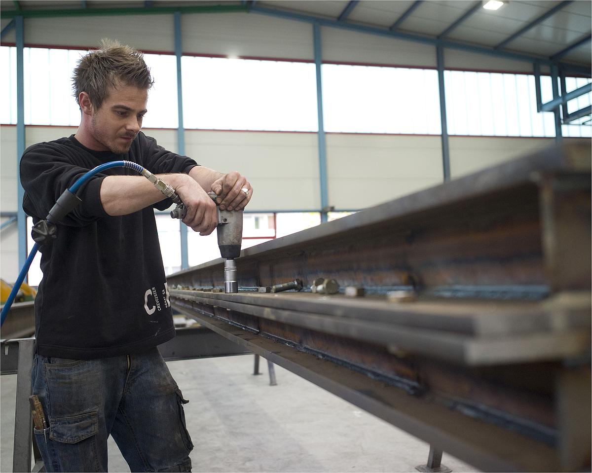 L’atelier de CR Métallique SA à Porrentruy