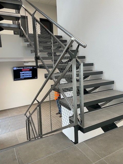Barrières, garde-corps & escaliers — réalisation CR Métallique SA, photo 31